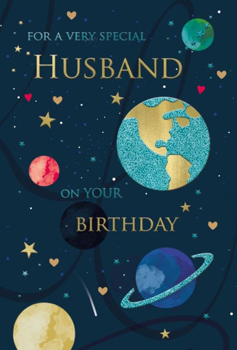 Picture of FOR A VERY SPECIAL HUSBAND BIRTHDAY CARD